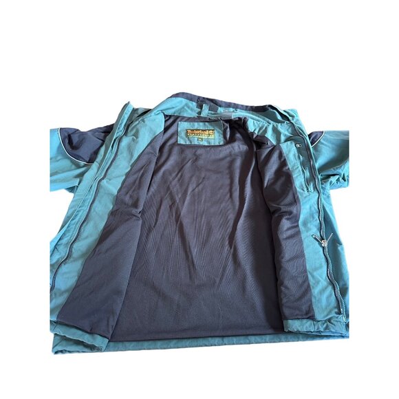 Timberland Jacket Men's XL Green and Black Weathergrear 3 in 1 Exterior Nylon - Picture 4 of 16